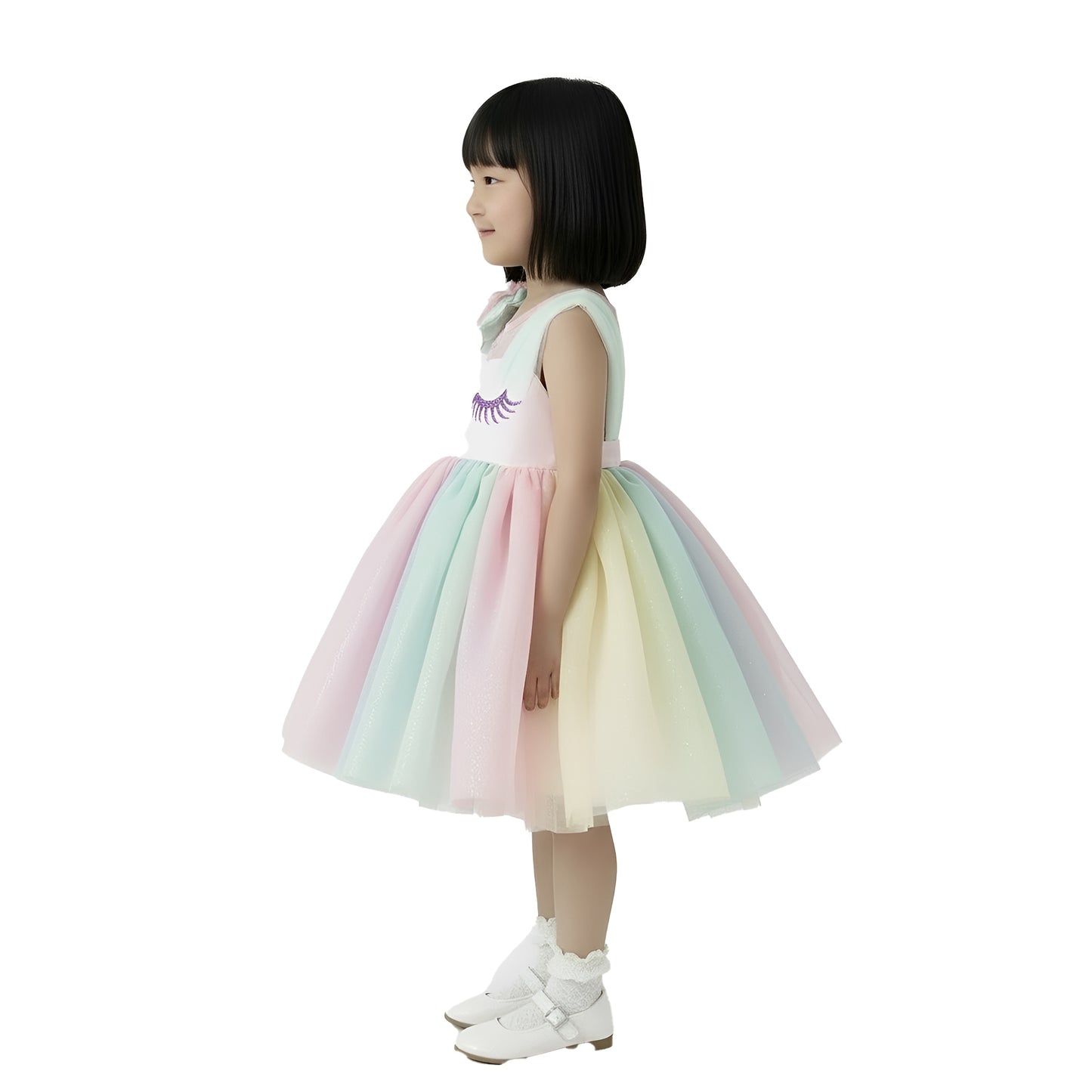 Rainbow Unicorn Dreams Tulle Party Dress