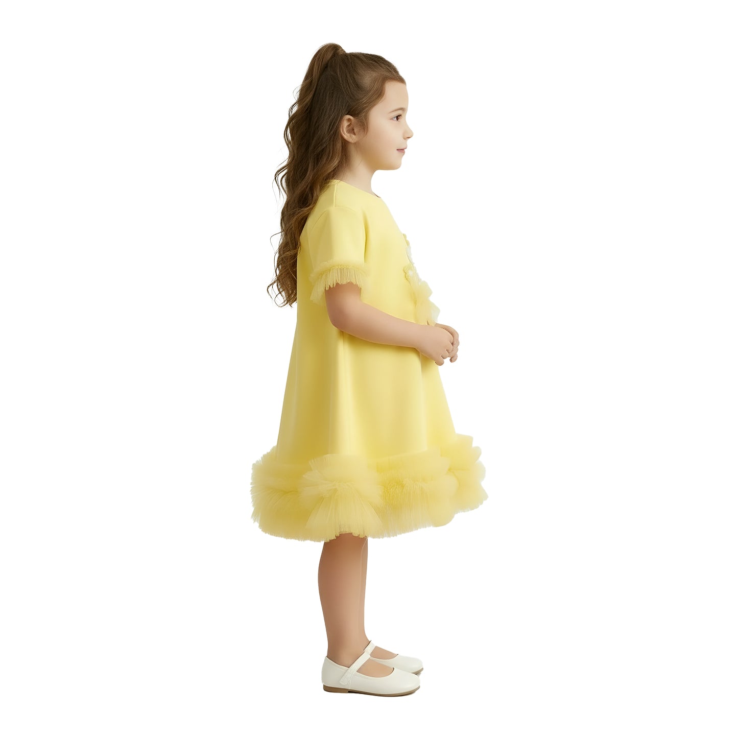 Sunshine Yellow "Daisy Dream" Shift Dress