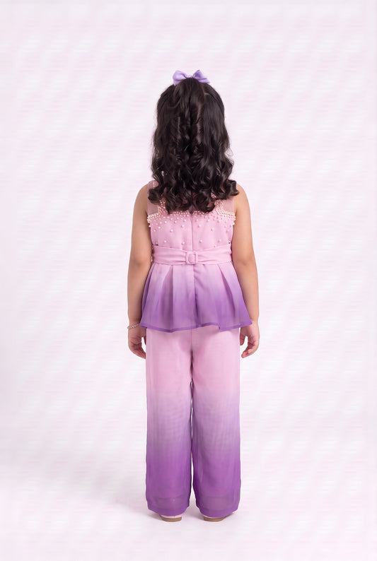 Ombré Dream Peplum Coord Set