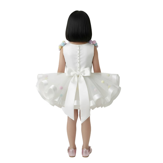Candy Carnival Party Pom-Pom whimsical Dress