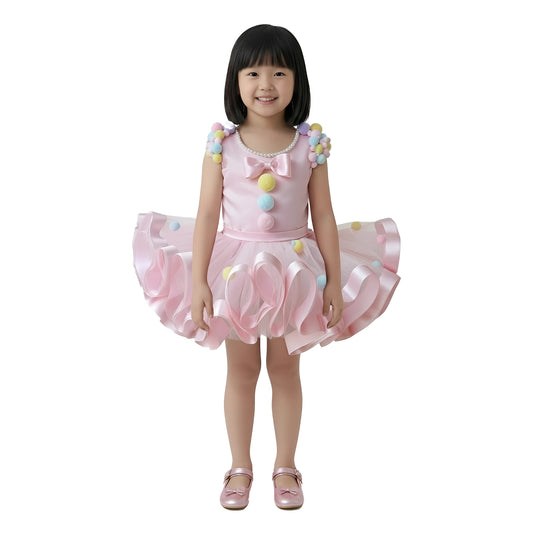 The "Cotton Candy" Carousel Carnival Party Dress