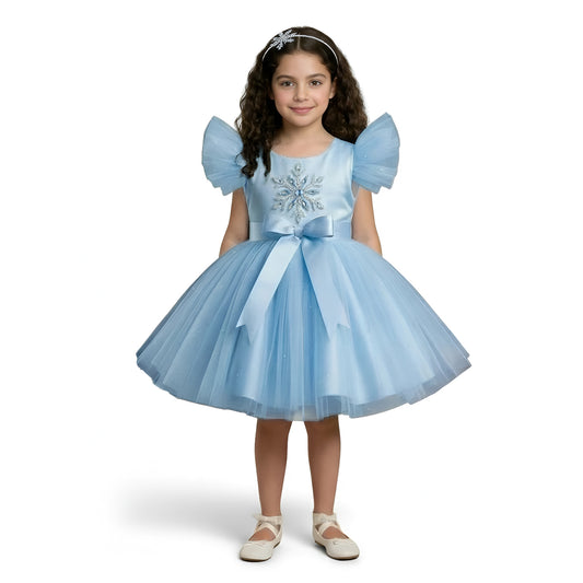 Elsa-Inspired Frozen Kingdom Party Dress