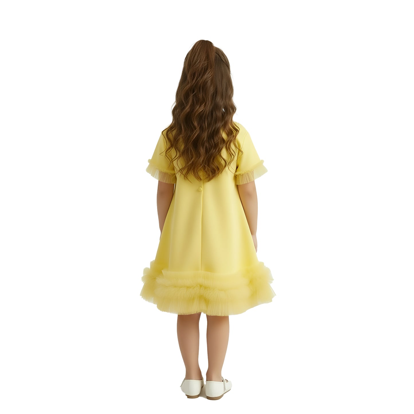 Sunshine Yellow "Daisy Dream" Shift Dress