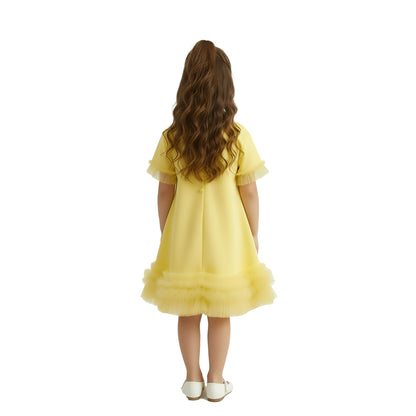 Sunshine Yellow "Daisy Dream" Shift Dress
