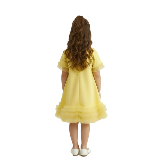 Sunshine Yellow "Daisy Dream" Shift Dress