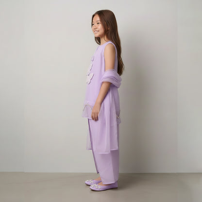 The Lilac Butterfly Farsi Set with Drapes