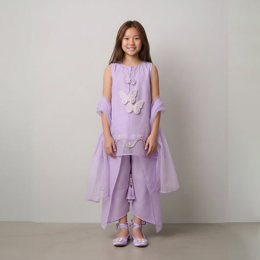 The Lilac Butterfly Farsi Set with Drapes