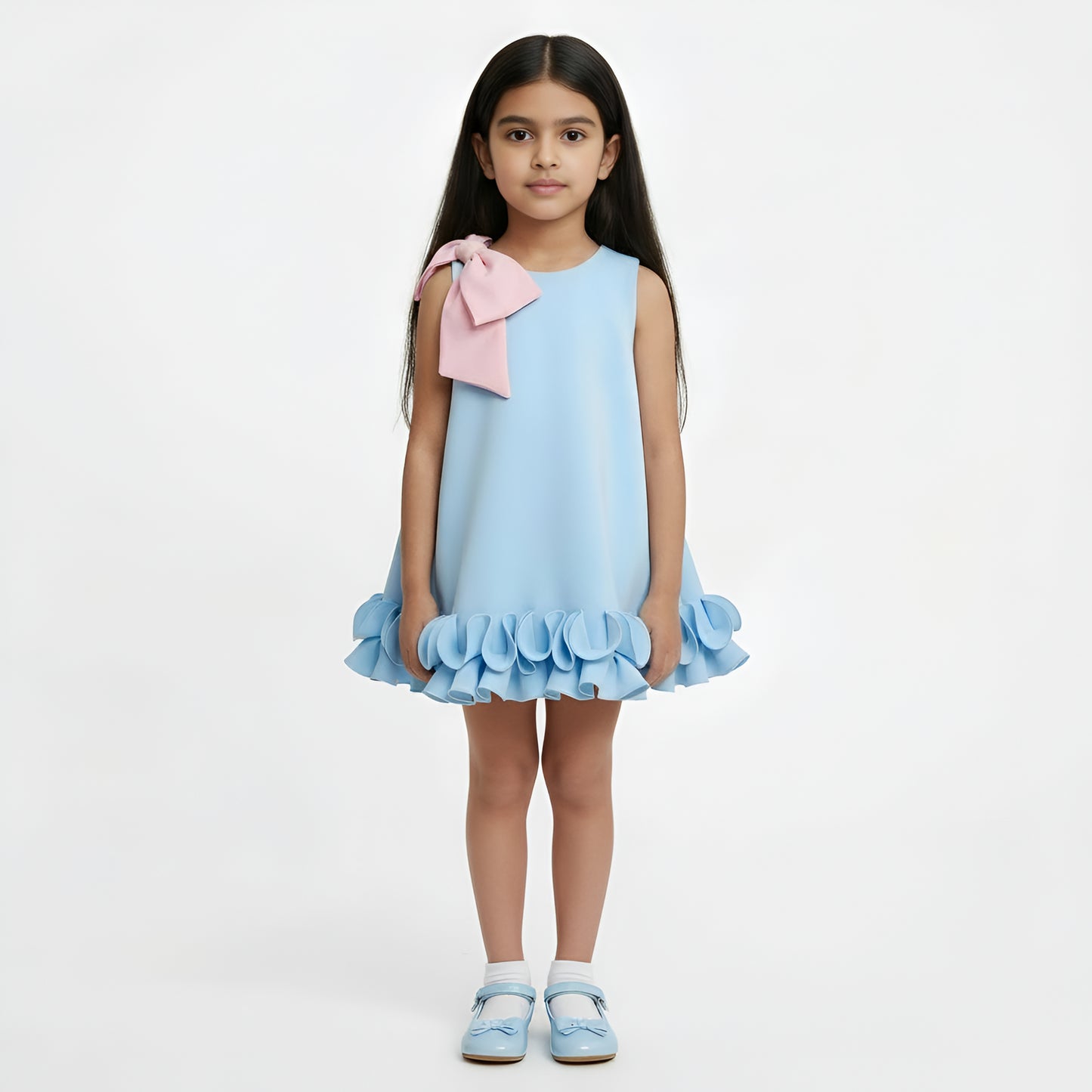 Sky Blue Cloud Dress