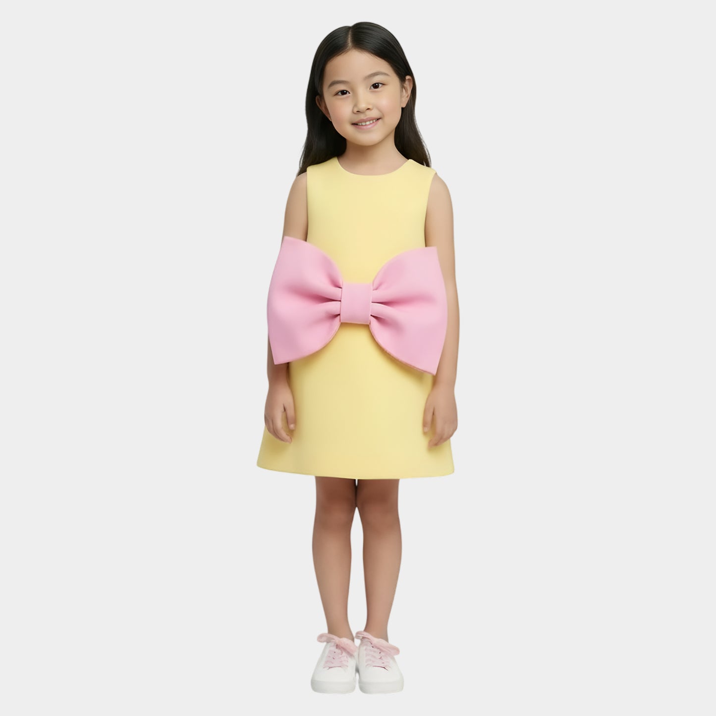 Sunbeam Yellow "Giant Bow" Dress