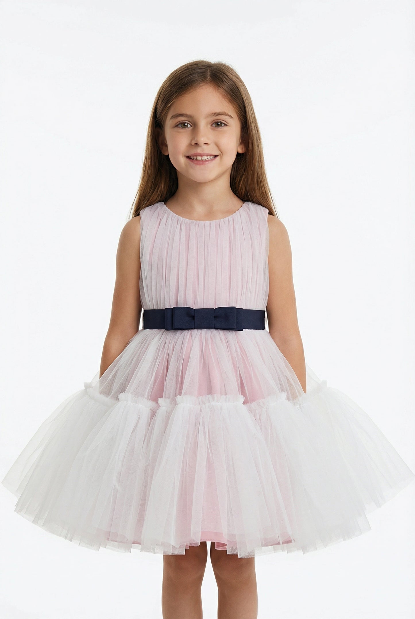 Pink tulle tutu dress