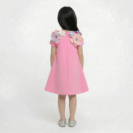 The "Maya" Floral Bloom Trapeze Dress