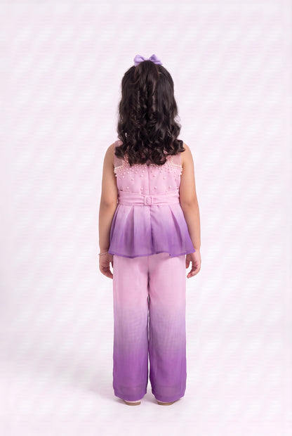 Ombré Dream Peplum Coord Set