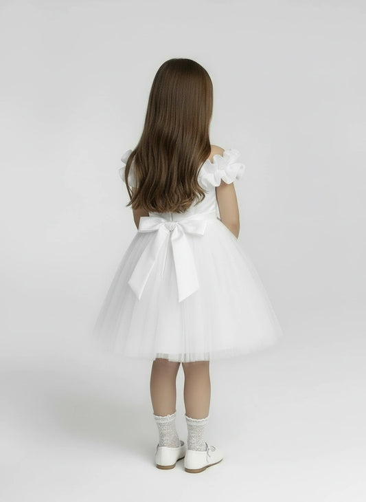 Ethereal White Tulle Ballgown