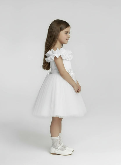Ethereal White Tulle Ballgown
