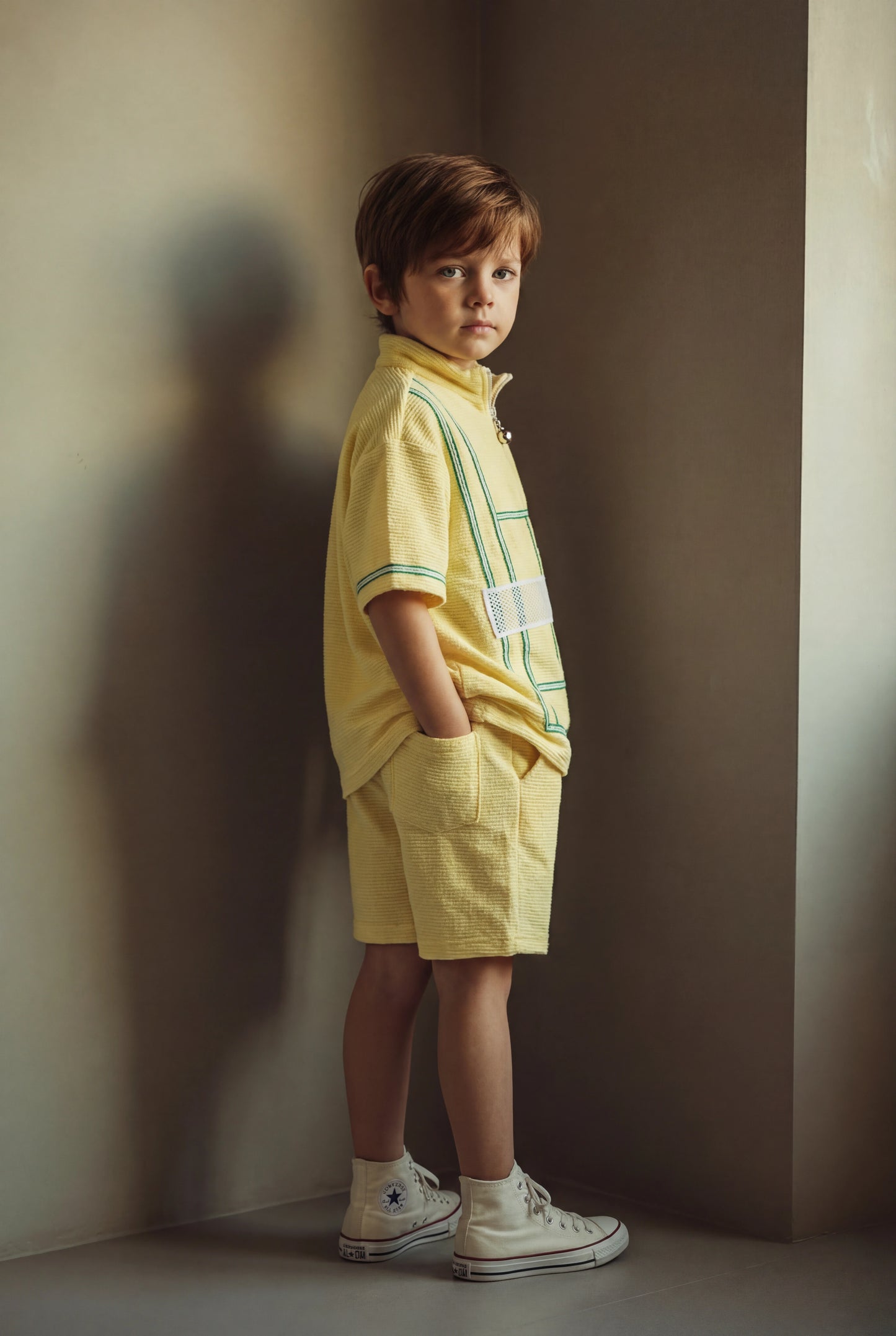 Boy's Sporty "Tennis-Core" Two-Piece Co-ord